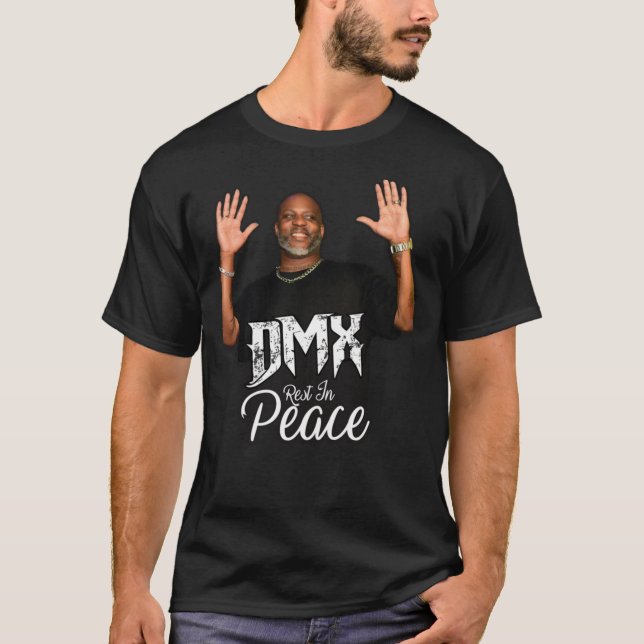 Camiseta RIP DMX, T-Shirt RIP DMX, RAPPER,  DMX, RAP, RIP D (Anverso)