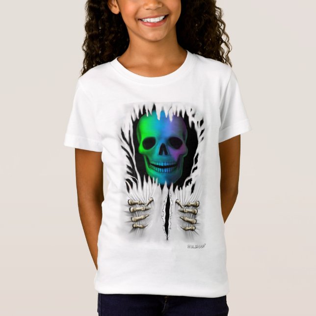 CAMISETA RIP ESQUELETO (Anverso)