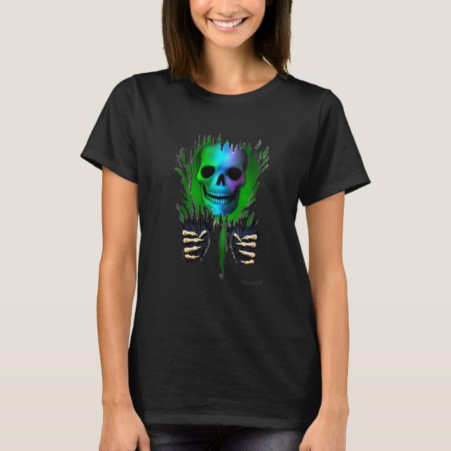 CAMISETA RIP ESQUELETO (Anverso)