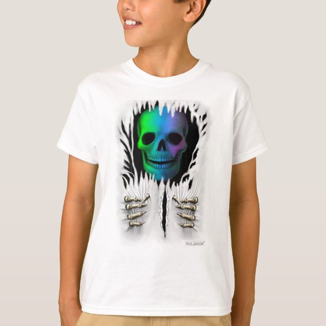 CAMISETA RIP ESQUELETO (Anverso)