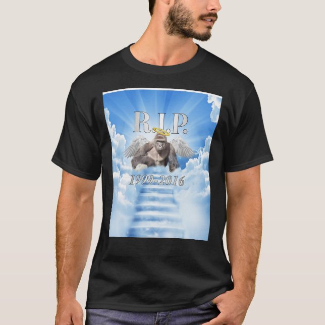 Camiseta RIP Harambe Graphic T-Shirt (Anverso)