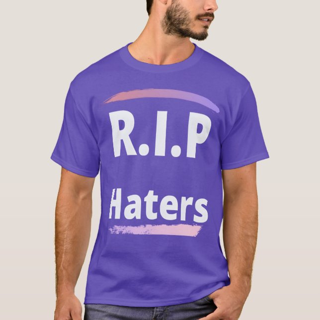 Camiseta RIP haters girl (Anverso)