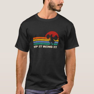 Camiseta Rip It Wing It Funny Workout Humor Gym Sayings Fit