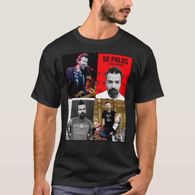 Camiseta RIP Jarabe De Palo Pau Dones Died Classic T-Shirt (Anverso)