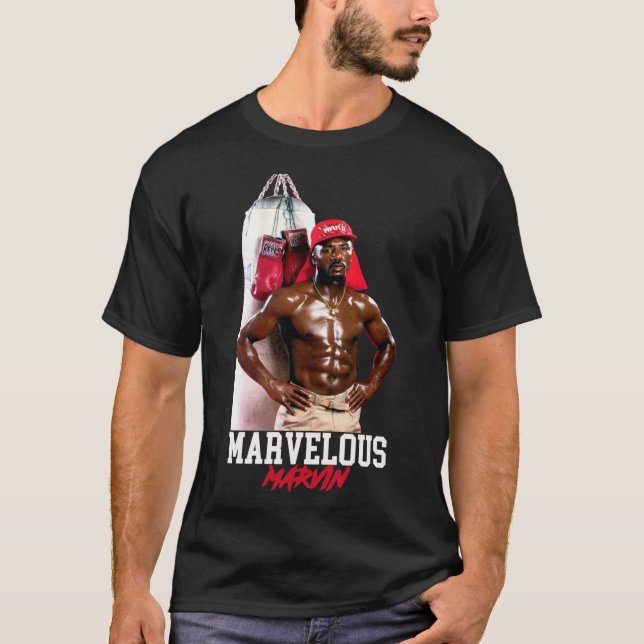 Camiseta RIP Marvin Hagler Marvelous Classic T-Shirt Essent (Anverso)