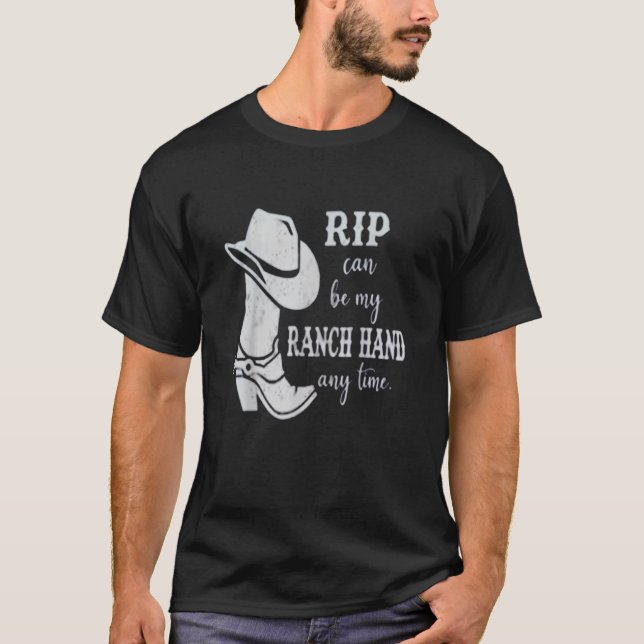 Camiseta Rip puede ser mi mano de rancho cualquier día envi (Anverso)