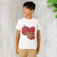 Ripe de tomates rojos