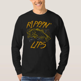 Camiseta Rippin Lips Ilustracion de peces con gancho