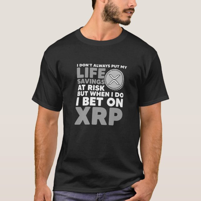 Camiseta Ripple Crypto Hodl Coin Cryptocurrency Life Saving (Anverso)