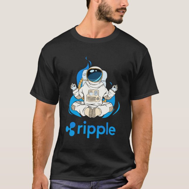 Camiseta Ripple XRP Criptocurrency -Astronauta criptográfic (Anverso)