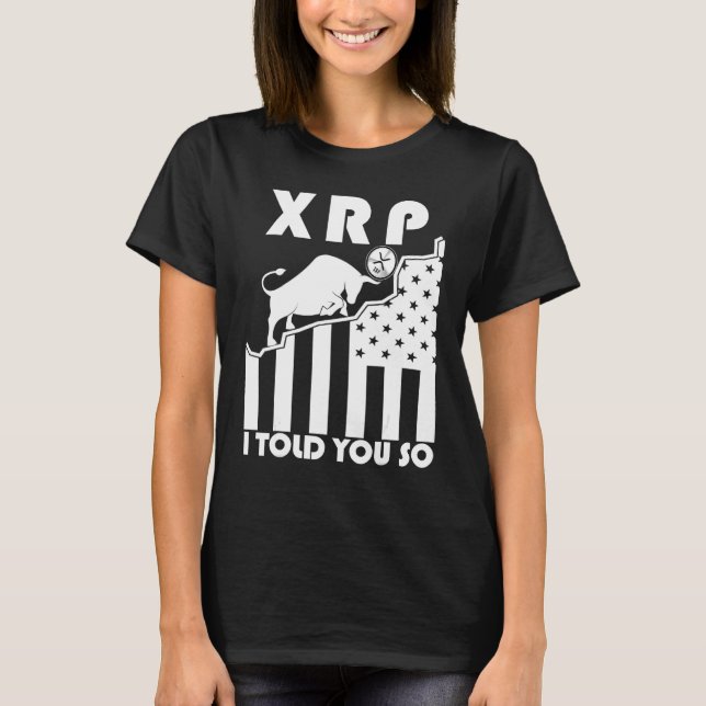 Camiseta Ripple Xrp Trader Crypto Asset Trade Bull Trend Gr (Anverso)