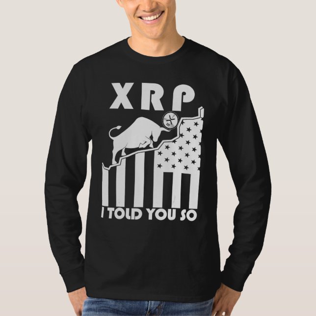 Camiseta Ripple Xrp Trader Crypto Asset Trade Bull Trend Gr (Anverso)