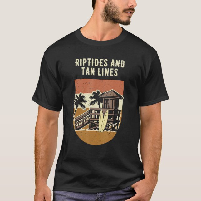 Camiseta Riptides y Tans Beach Sunbathing (Anverso)
