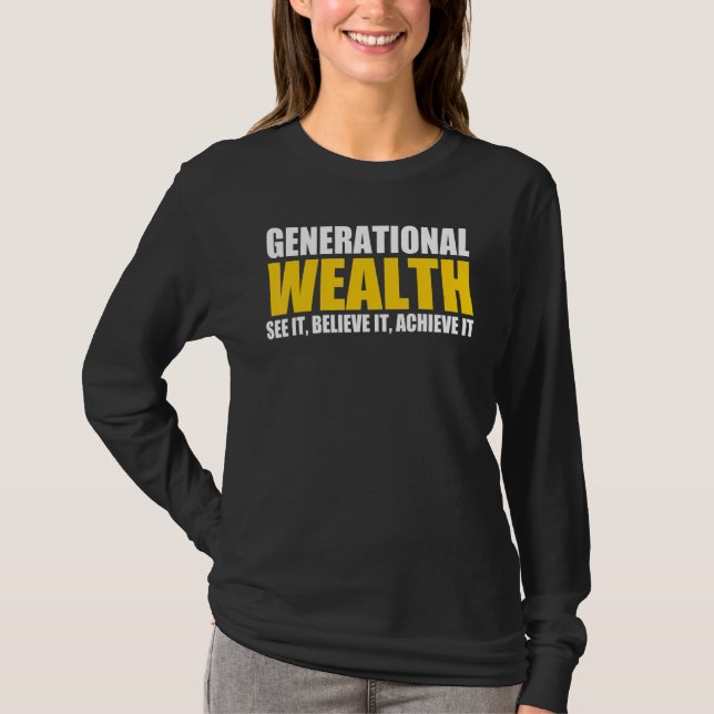 Camiseta Riqueza Generacional (Anverso)