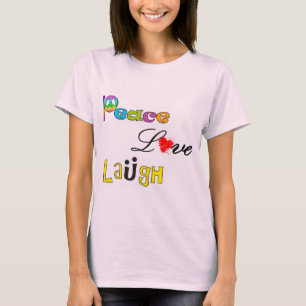 Camiseta Risa del amor de la paz
