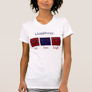 Camiseta Risa viva del amor de la felicidad