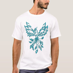 Camiseta Risas verde azuladas de Fénix Azul