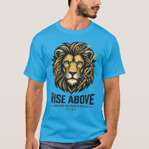 Camiseta Rise Above – Motivación de Fuerza Cyber L