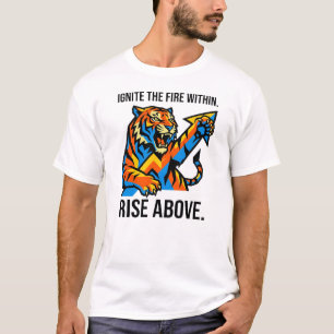 Camiseta Rise Above Tiger – La Fuerza Viene De Den