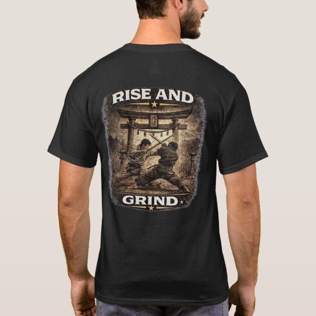 Camiseta Rise and Grind Karate (Reverso)