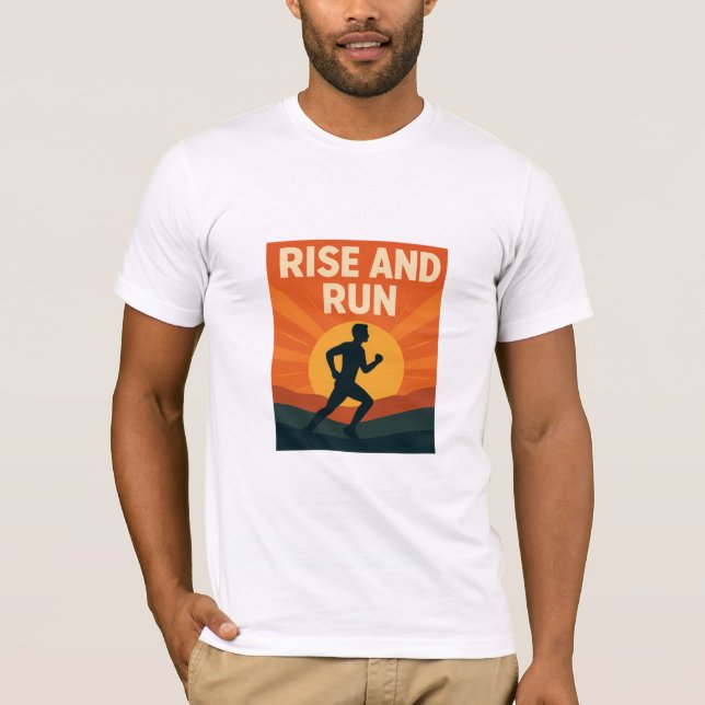 Camiseta Rise and Run (Anverso)