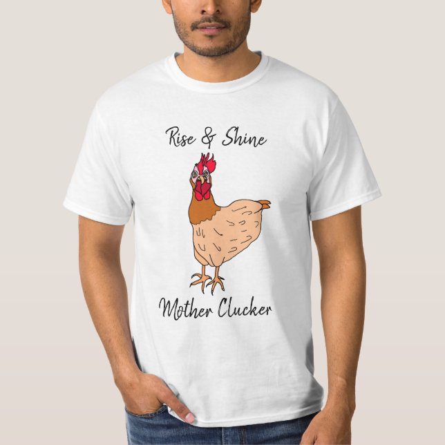 Camiseta Rise and Shine, Pollo divertidísimo de la patineta (Anverso)