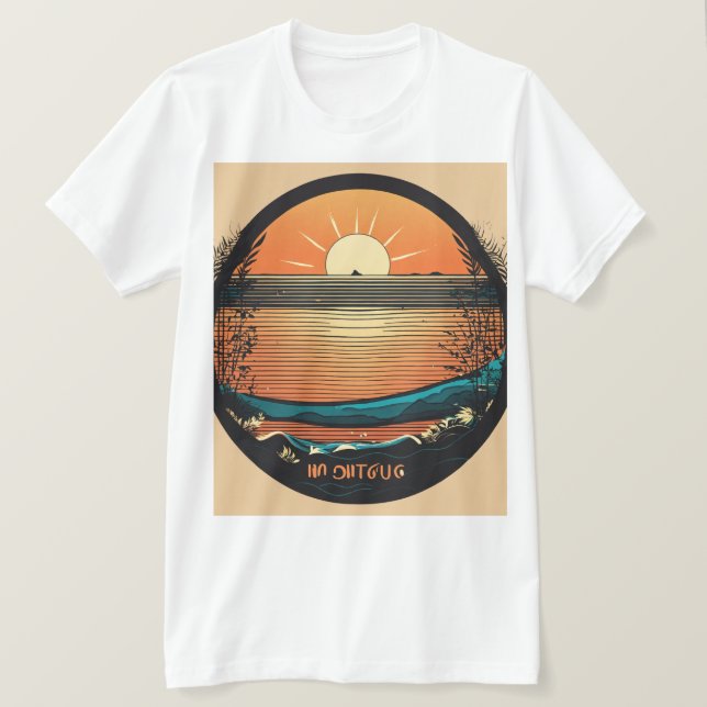 Camiseta "Rise and Shine: Sunrise Outliner's T-Shirt" (Anverso del diseño)