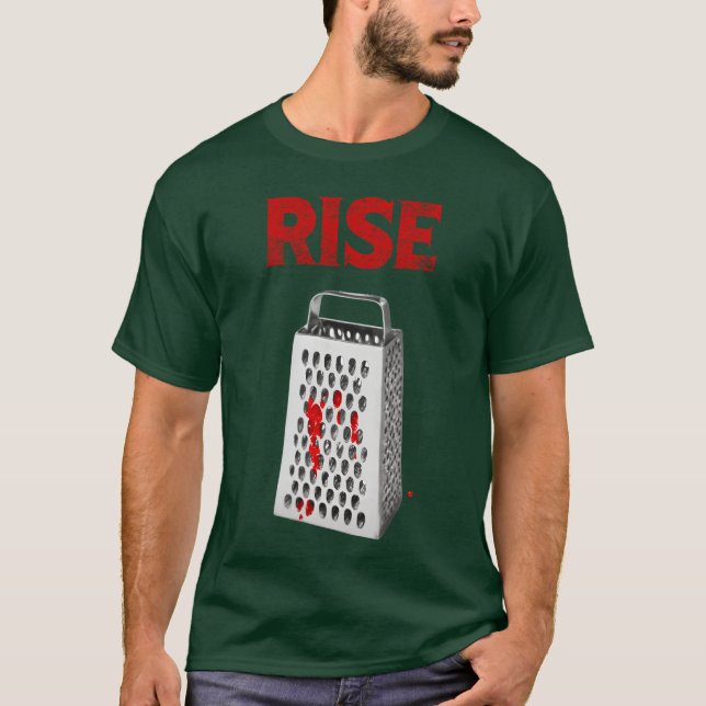 Camiseta Rise Evil Dead Rise 2023 Movie White Cheese Grater (Anverso)
