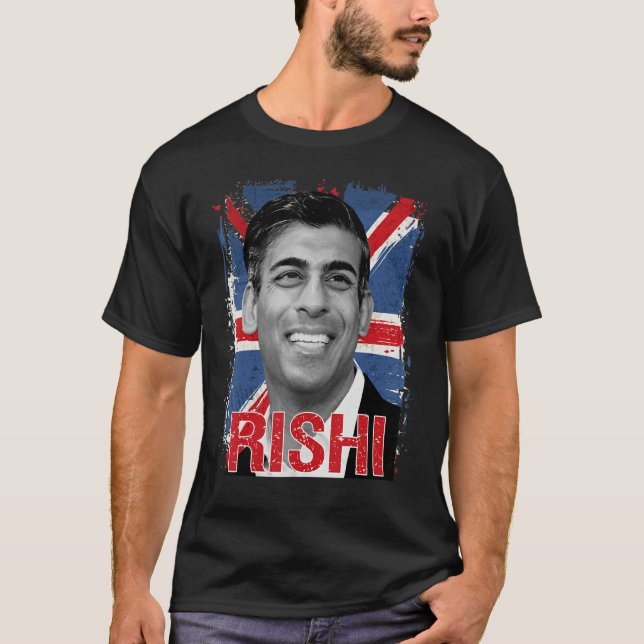 Camiseta Rishi Sunak Conservador Primer Ministro británico  (Anverso)