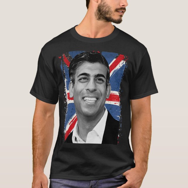 Camiseta Rishi Sunak - Primer Ministro británico, conservad (Anverso)