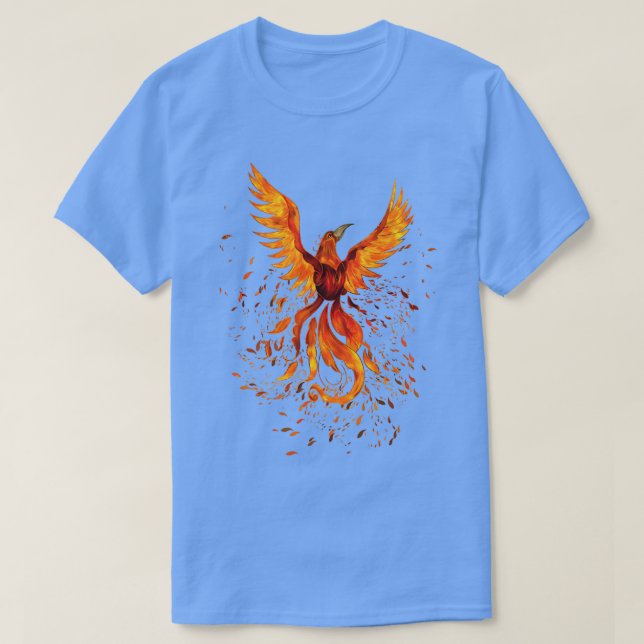 Camiseta Rising Phoenix Bird (Diseño del anverso)