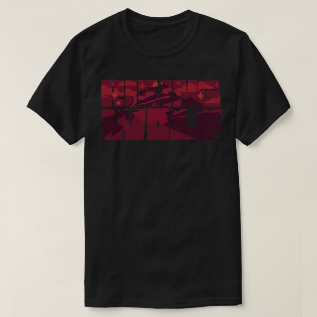 Camiseta Rising Wolf (Diseño del anverso)