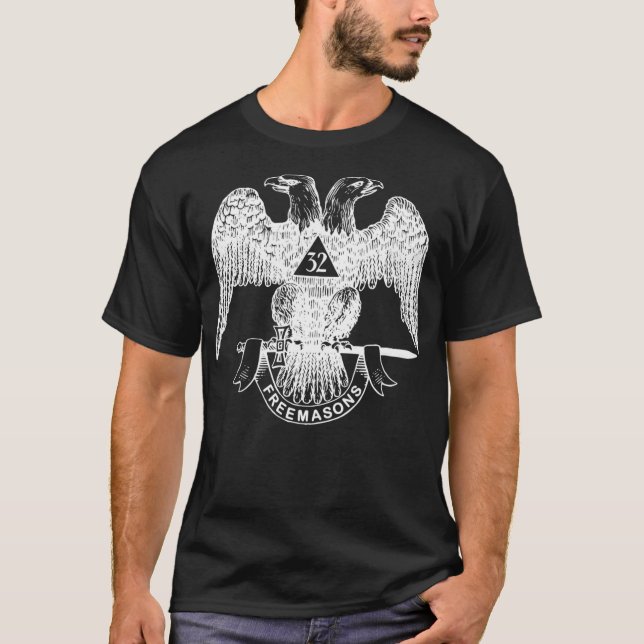 Camiseta Rita escocesa Eagle 32° grado - Regalos masones  (Anverso)
