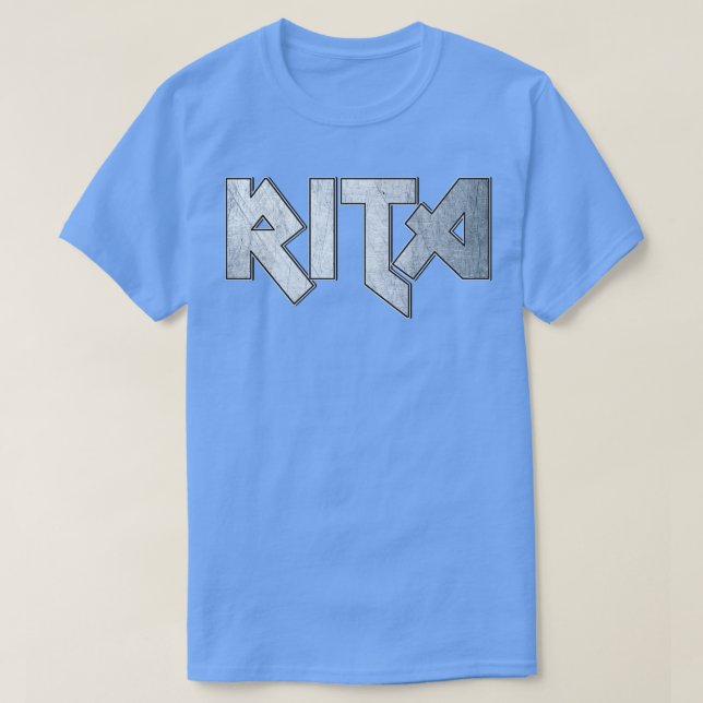Camiseta Rita metalizado fuerte (Diseño del anverso)