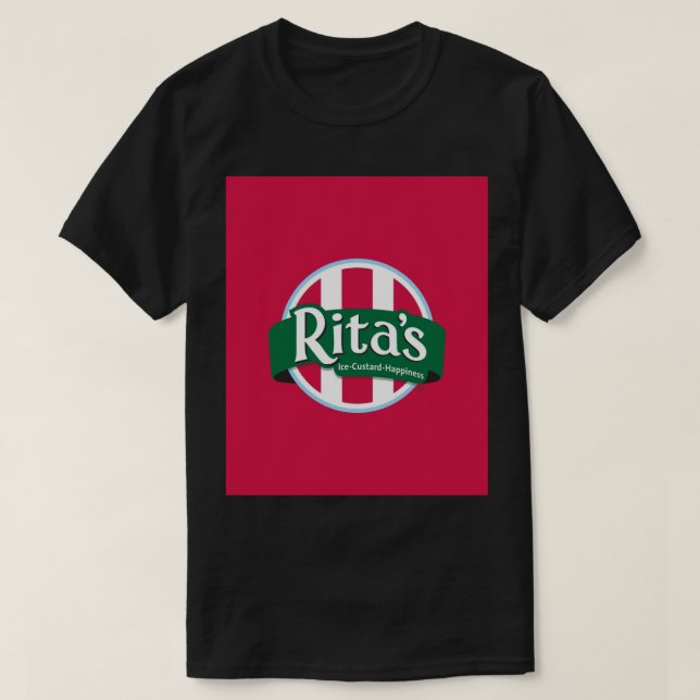 Camiseta Rita&x27;s Italiano Ice Cafe Apron (Diseño del anverso)