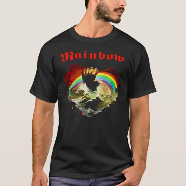 Camiseta Ritchie de arcoiris Blackmore Rock esencial T- (Anverso)