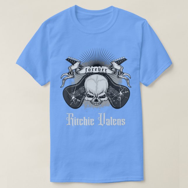 Camiseta ritchie valens guitaris para siempre (Diseño del anverso)
