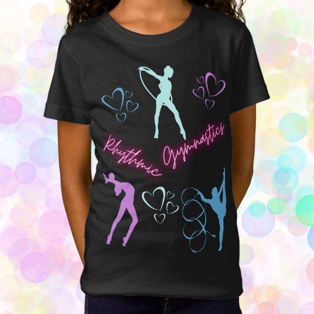 Camiseta rítmica de gimnasia, cinta y bola (Subido por el creador)