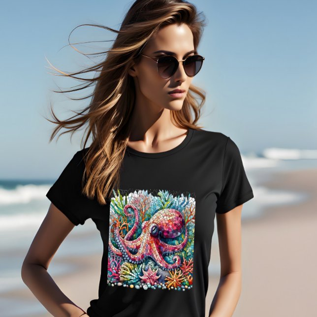 Camiseta Rítmico pulpo Jamming en tambores (Subido por el creador)