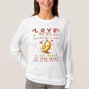 Camiseta Ritmo de San Valentín: Un baile de amor y melodía