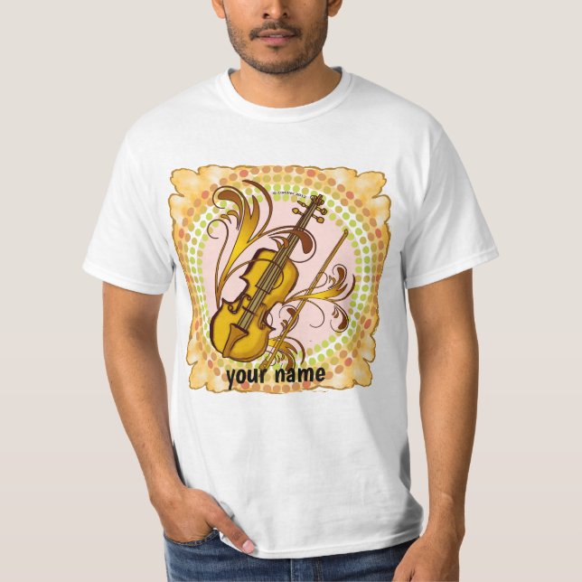 Camiseta Ritmo de violín (Anverso)