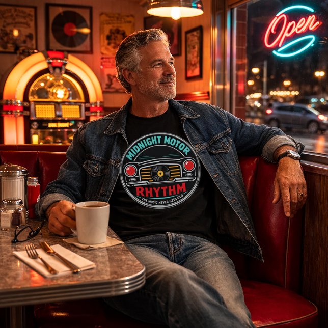 Camiseta Ritmo Motor de Medianoche – Revival de Cromo (Subido por el creador)