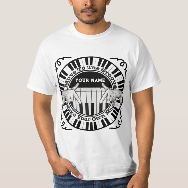 Camiseta Ritmo musical  (Anverso)