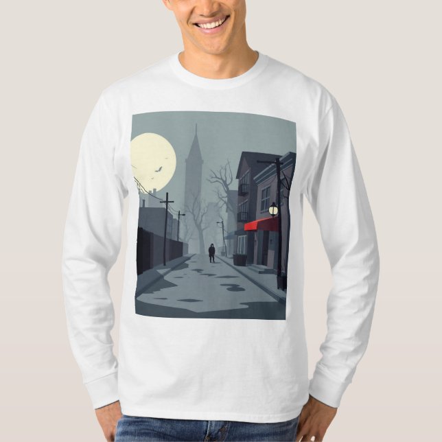 Camiseta "Ritmo urbano: El latido de las calles" (Anverso)