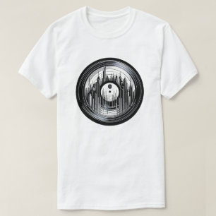 Camiseta Ritmo urbano - Grabación de vinilo y arte en línea