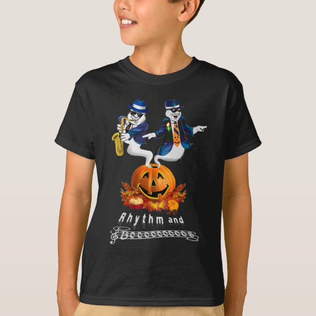 CAMISETA RITMO Y BOOOS (Anverso)
