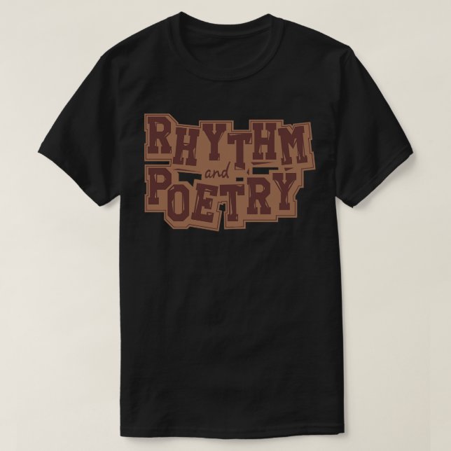 Camiseta Ritmo y rap poético (Diseño del anverso)