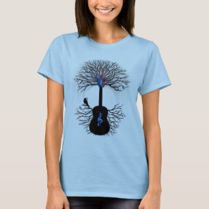Camiseta "Ritmos guitarra surrealista del ~ del corazón"