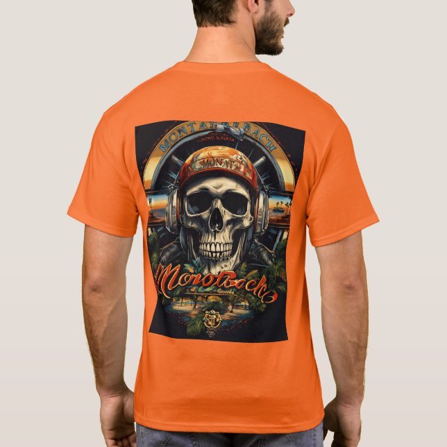 Camiseta Ritmos rebeldes Rock and Roll T-Shirt (Reverso)