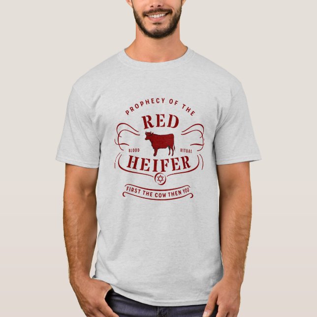 Camiseta Ritual de sangre judía de Profecía de Altos Rojos (Anverso)